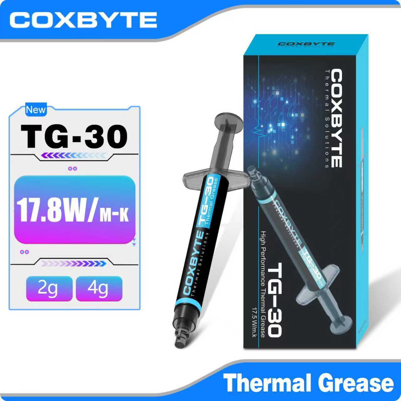 Thermal Paste Cpu - Coxbyte 17.5 واط/mk معجون حراري TG-30