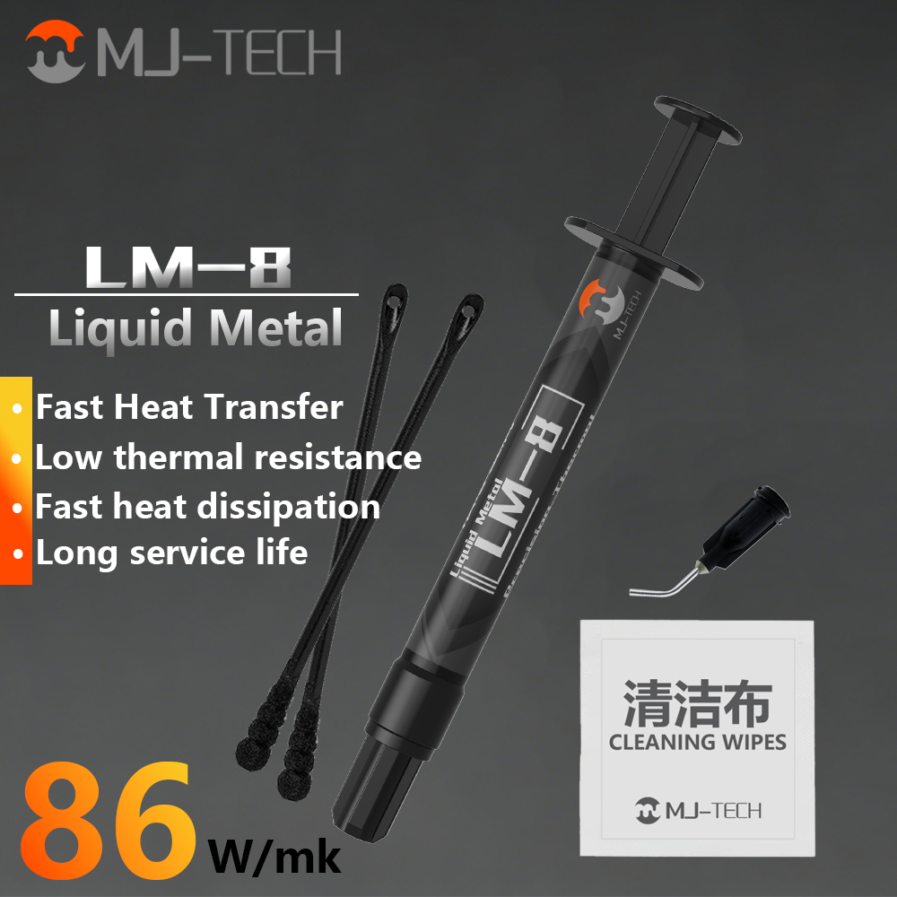Thermal Paste Cpu - معجون حراري معدني سائل MJ-TECH LM-8