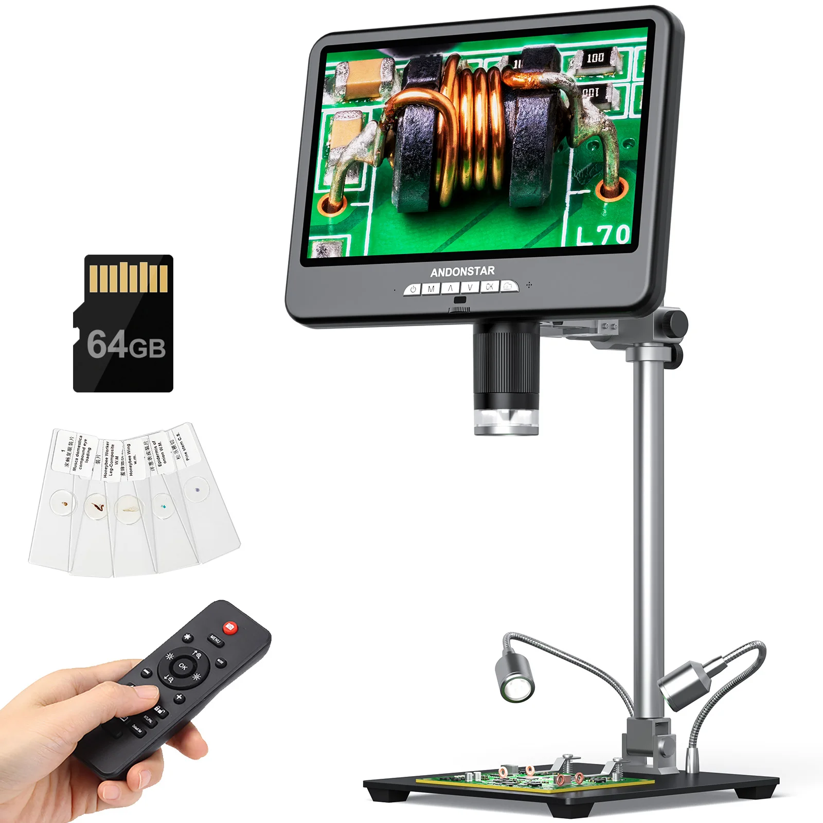 Electronics Repair In Usa - مجهر رقمي Andonstar AD210S-Pro بدقة 4K