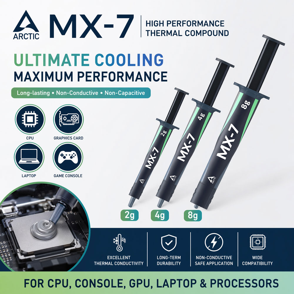 Thermal Paste Cpu - معجون حراري ARCTIC MX-7 4G 8G