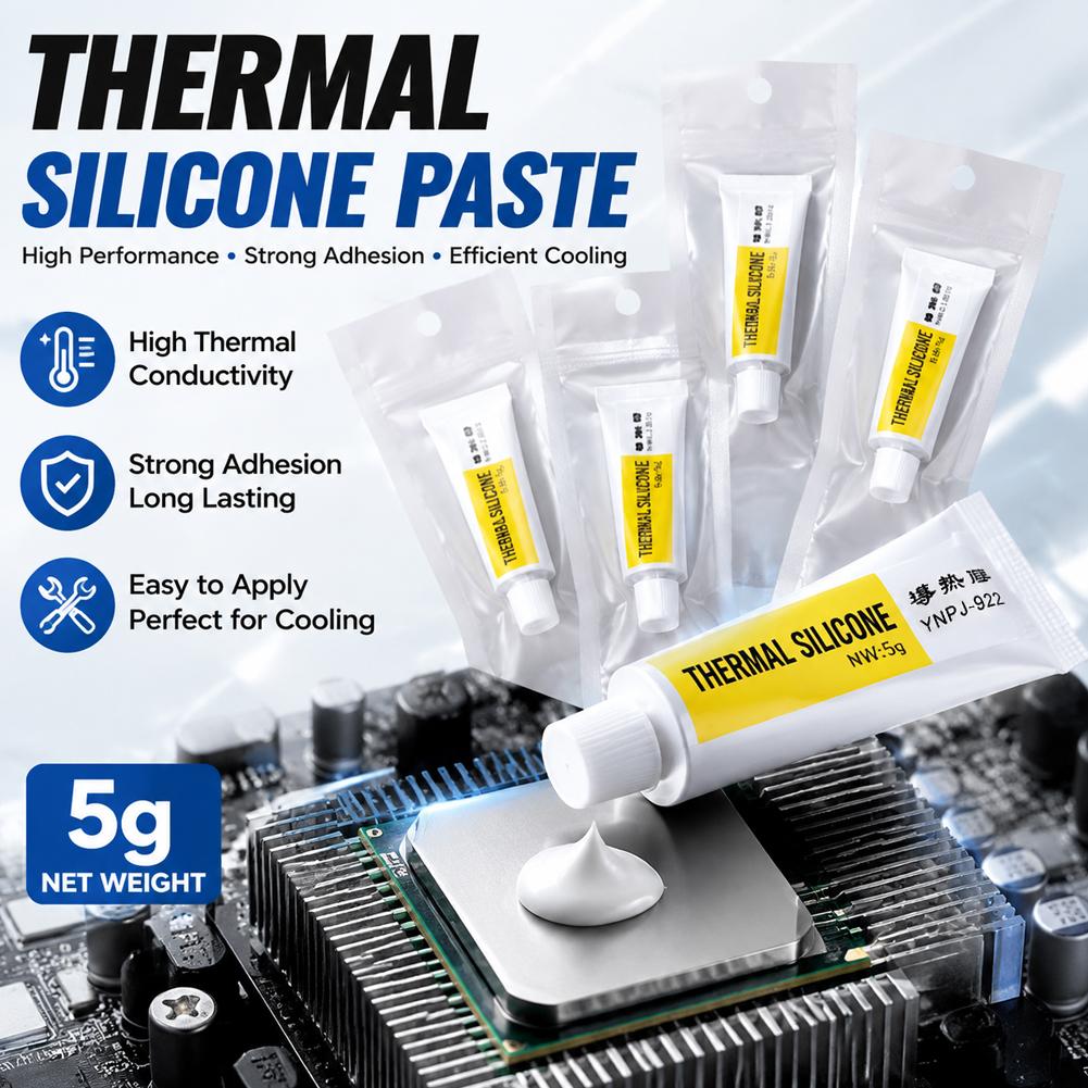 Thermal Paste Cpu - غراء حراري موصل 5G، لاصق قوي