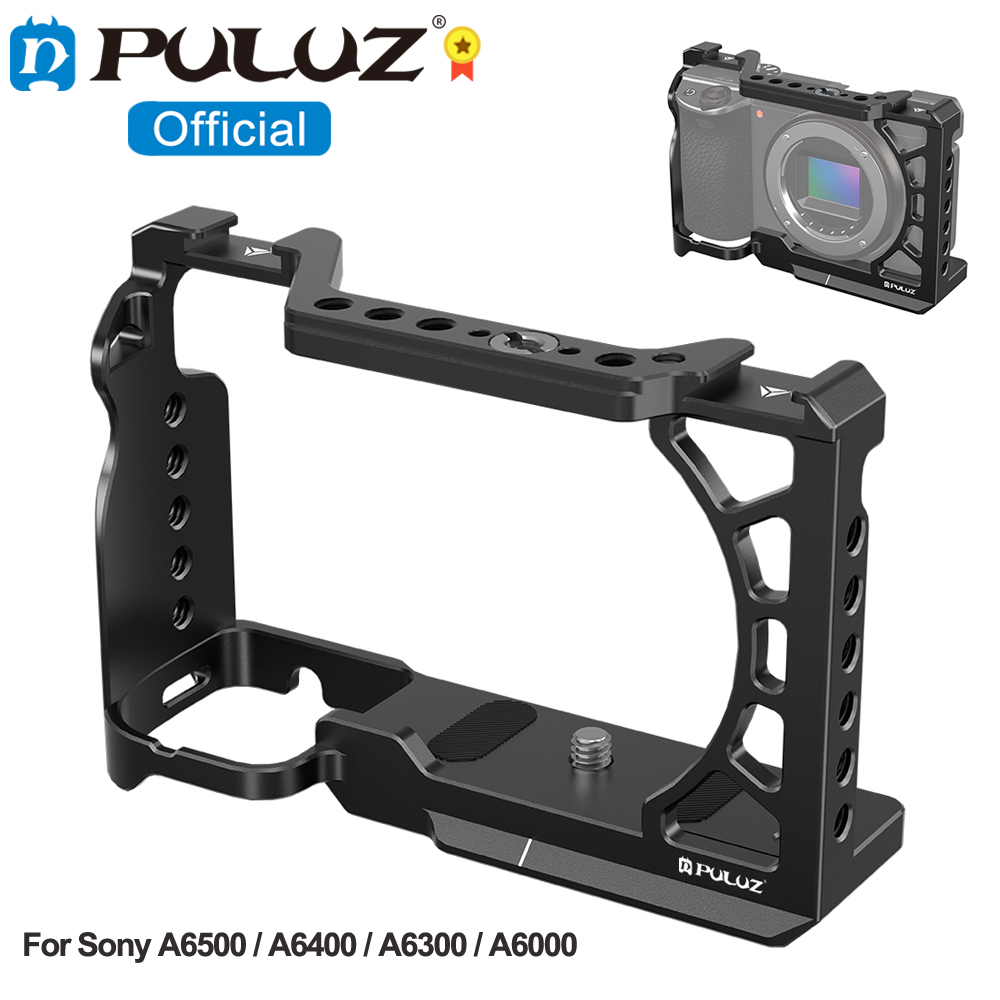 PULUZ قفص كاميرا معدني توسيع ج - مراجعة Sony Camera A6400 وسعره