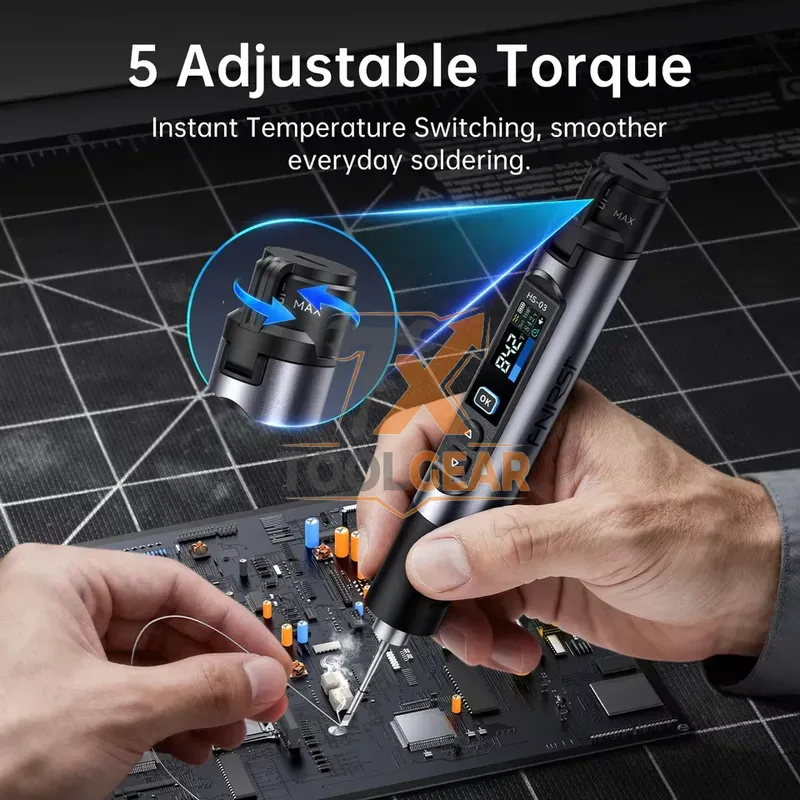 طقم لحام لاسلكي HS-03 مع رؤوس  - مراجعة Electronics Repair In Usa وسعره