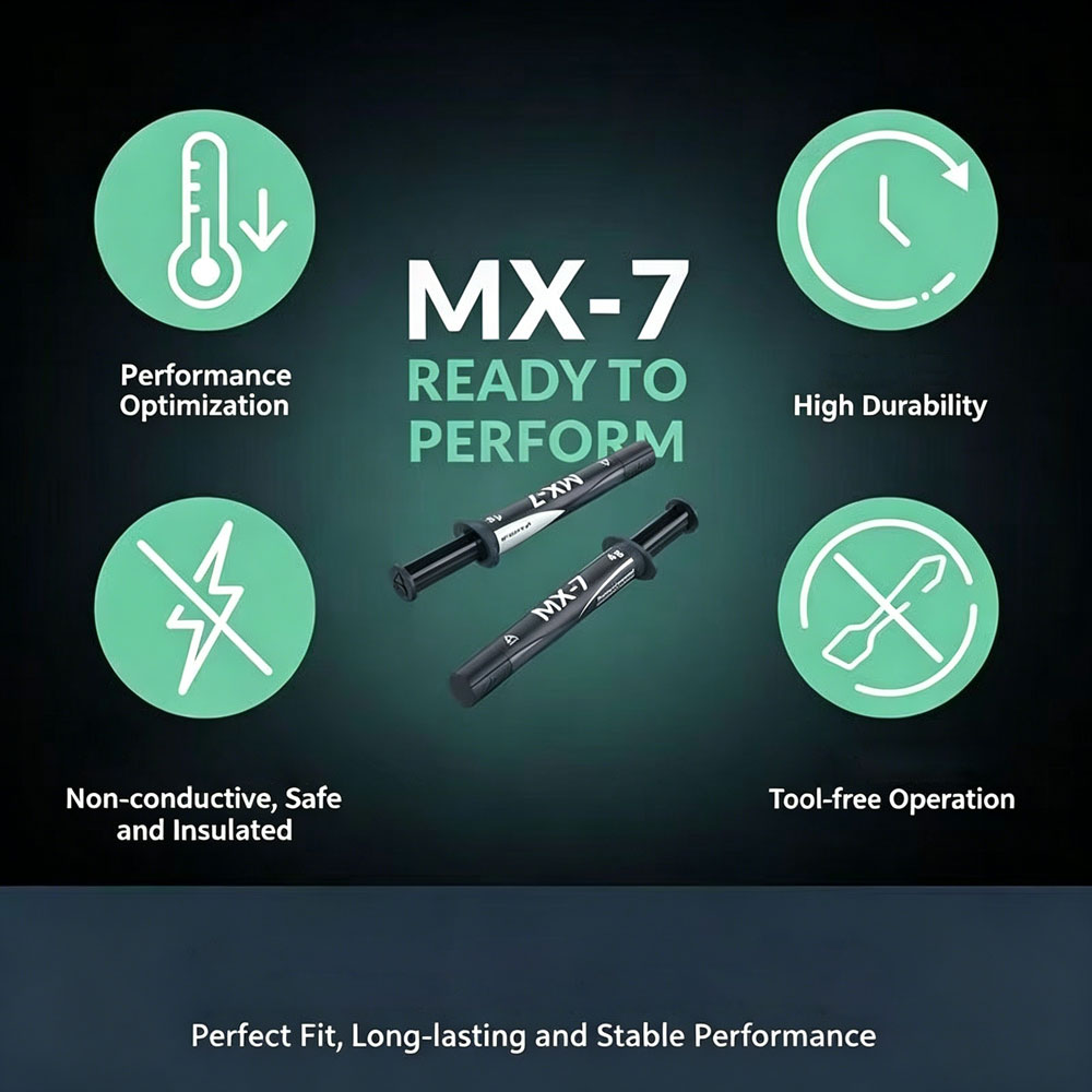 معجون حراري ARCTIC MX-7 4G 8G  - مراجعة Thermal Paste Cpu وسعره