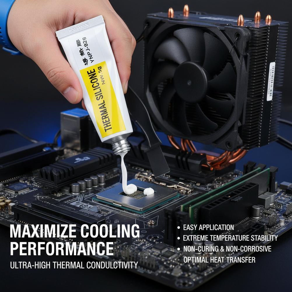 غراء حراري موصل 5G، لاصق قوي م - مراجعة Thermal Paste Cpu وسعره