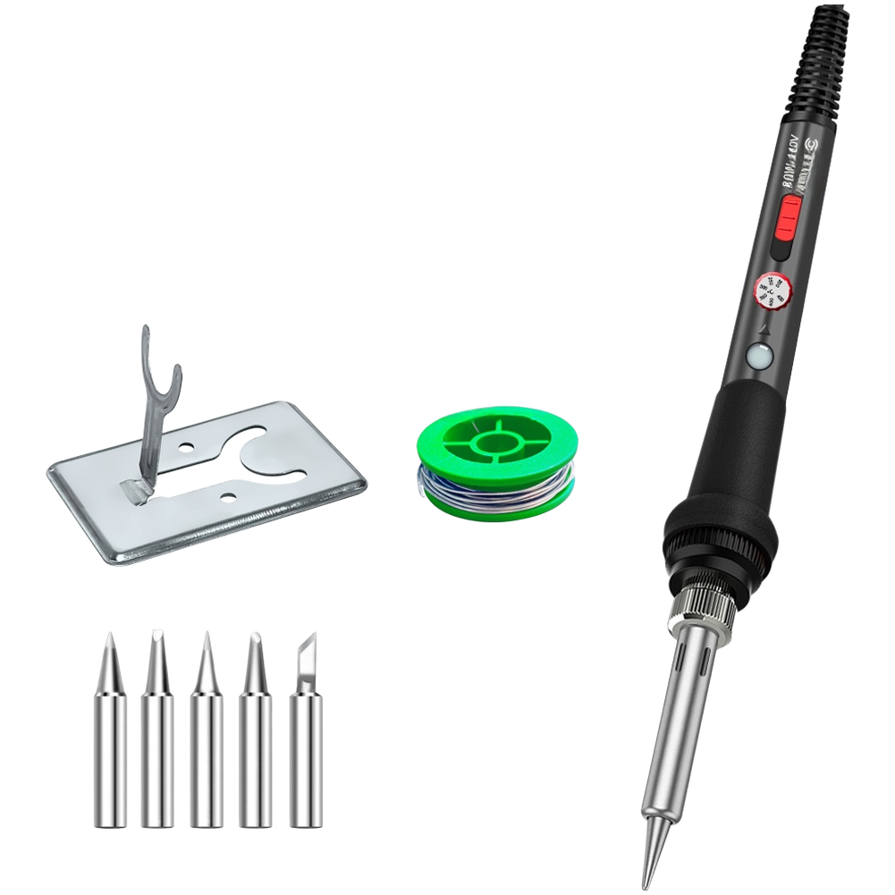 طقم مكواة لحام بقوة 80 واط مع  - مراجعة Electronics Repair Shops وسعره