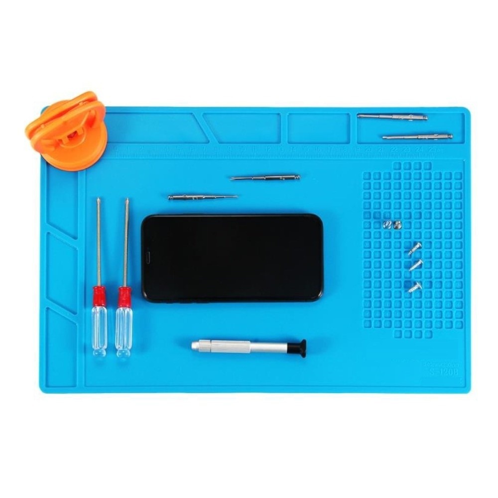 سيليكون محطة لحام حصيرة مكافحة - مراجعة Electronics Repair Desk وسعره