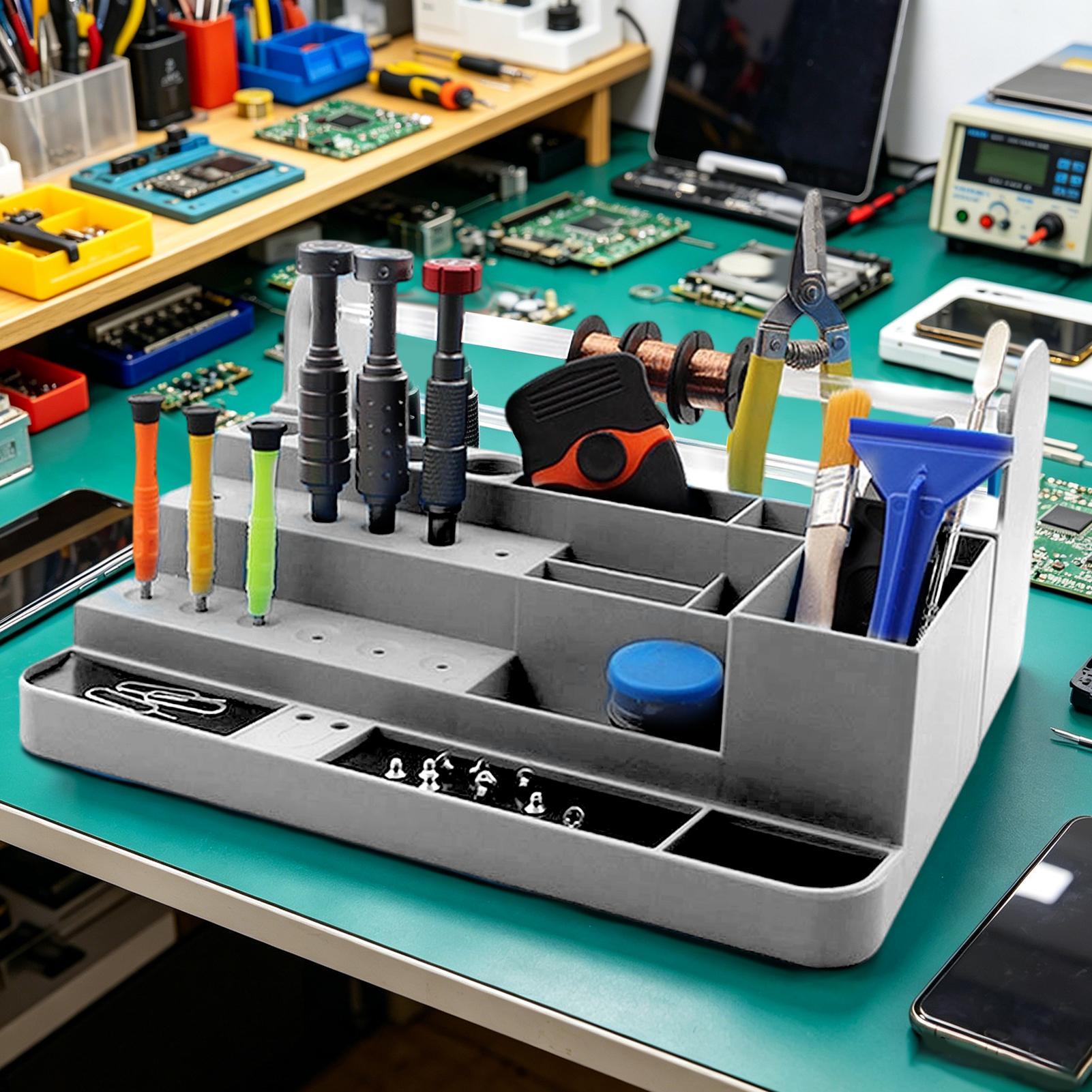 حامل مفكات متعدد الأقسام شديد  - مراجعة Electronics Repair Shops وسعره