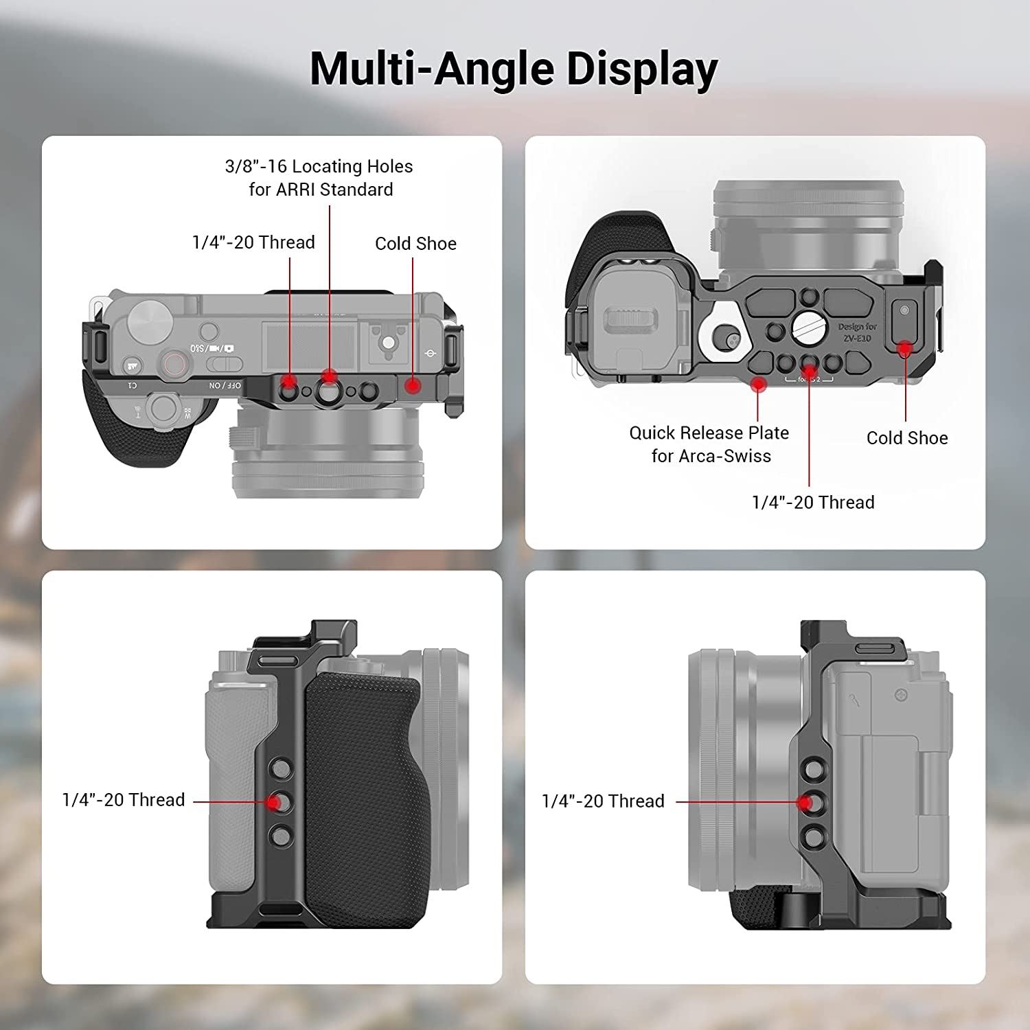 كاميرا صغيرة سوني ZVE10 قفص مع - مراجعة Sony Camera A6400 وسعره